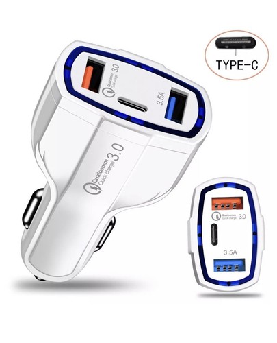 Fast car charger usb - 2, &