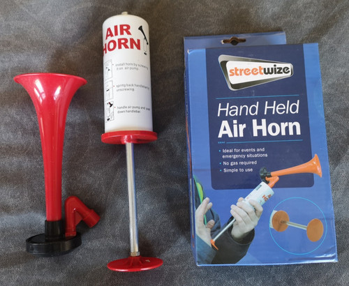 Hand held air - air, pump
