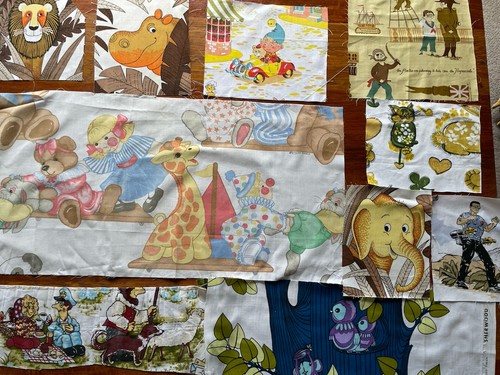 Vintage children fabric - vintage, children’s