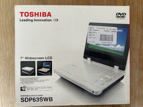 Toshiba sdp63swb portable dvd - sdp63swb,
