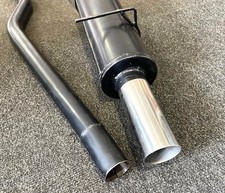 FORD ESCORT XR3i 2 1/4" (57MM) CHALLENGE SINGLE BOX EXHAUST SYSTEM