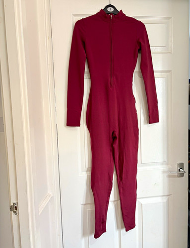 Women burgundy catsuit - women’s,