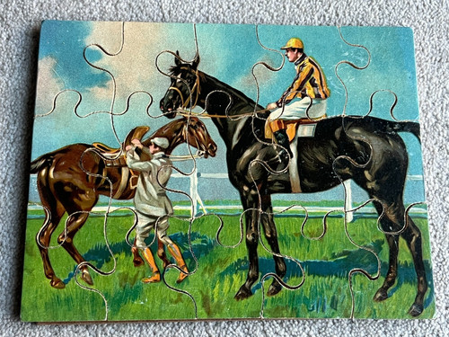 Antique child horse racing - child's,