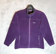 Berghaus Polartec Fleece Jacket Women’s UK 16 Purple Thermal Pro Vintage 