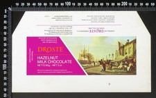8 Original Vintage Droste (Holland) 85g Dutch Art Chocolate Wrappers 1970s