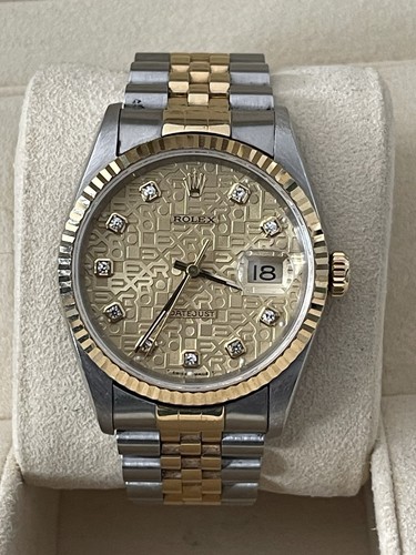 Rolex datejust champagne - datejust, men's