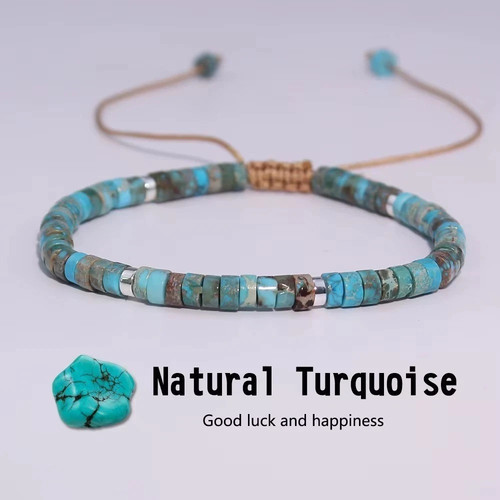 New 2x4mm blue turquoise - turquoise, small