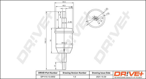 Fuel filter line - filter, in-line
