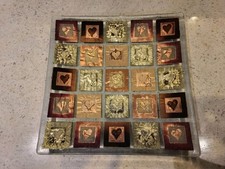 Beautiful Jo Downs Large Glass Bowl/Plate 30cm