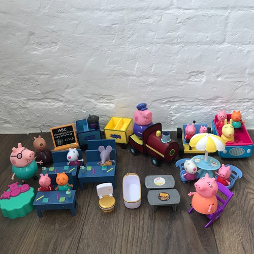 Peppa pig bundle toy figures - pig,