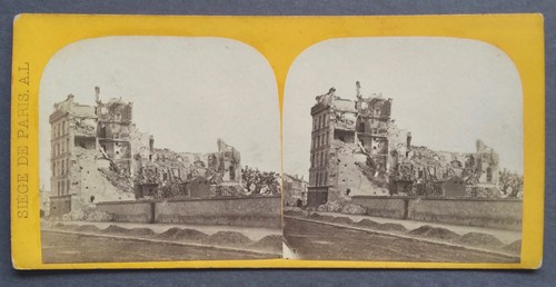 Paris commune ruined - commune,,