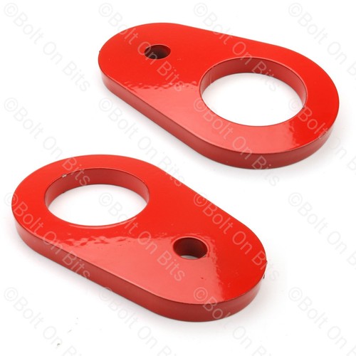 Pair red tow eye - tow,