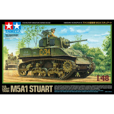 Tamiya 1:48 Scale M5A1 Stuart Plastic Kit Model 32606