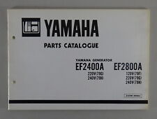 Parts Catalog Yamaha Generator