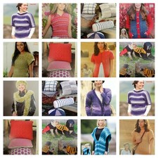 Peter Pan Wendy Knitting Patterns Children Women Men Dog Home 4 ply DK Chunky