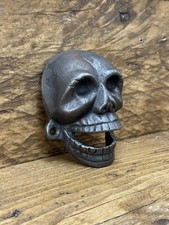 SKULL  Cast Iron Wall Mounted Bottle Opener  Vintage Style Home Bar