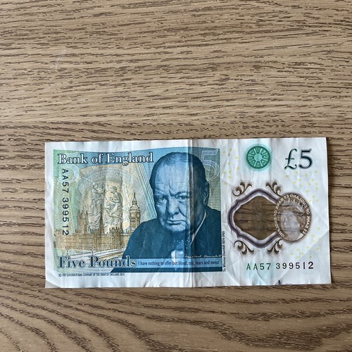 Bank england aa57 five - of,