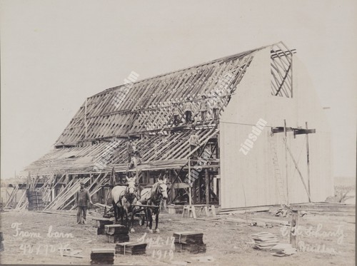 Vintage barn construction - barn,