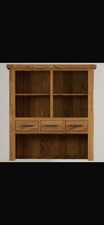 HARROGATE RUSTIC SOLID OAK DRESSER TOP