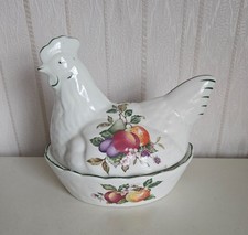 Vintage Johnson Brothers Regal Fresh Fruit Nesting Hen Egg Holder Storage Dish