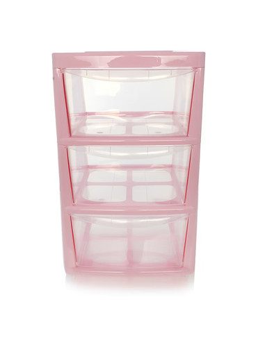 Three drawer plastic - pp,