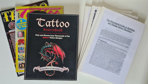 Tattoo book instuction manuals