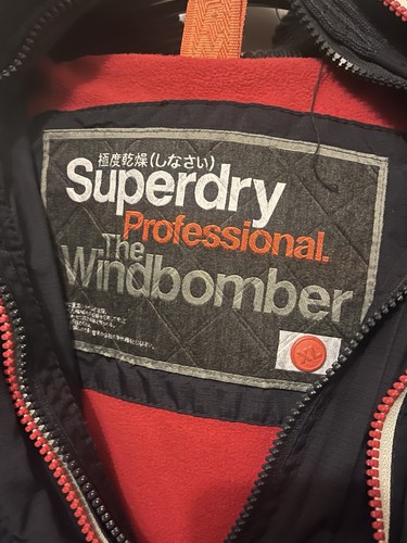 Navy blue superdry coat junior - coat,