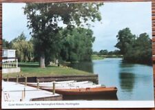 postcard - QUIET WATERS CARAVAN PARK, Hemingford Abbots, Huntingdon