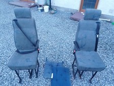 VAN REAR SEATS + BELT FITS OVER TOP REAR WHEEL ARCH LEFT RIGHT MASTER MOVANO ETC