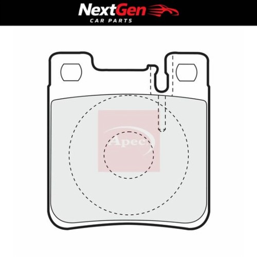 Rear brake pads apec - rear,