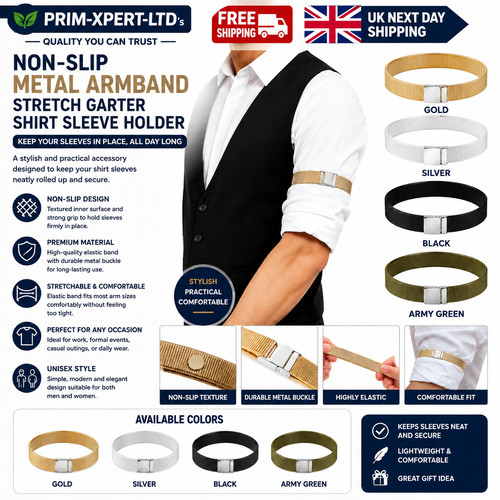 Pcs elastic shirt sleeve - 1/2,