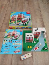 Lego Town Vintage 6380: Hospital With Box And Instructions. Read Description 