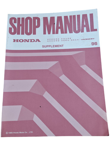 Honda accord coupe - honda, deck