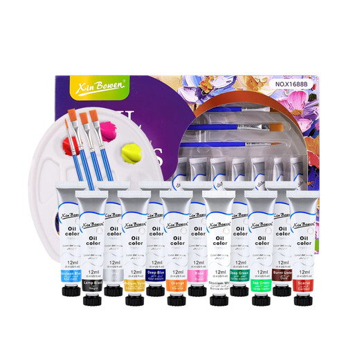 Assorted colour oil paints - assorted,