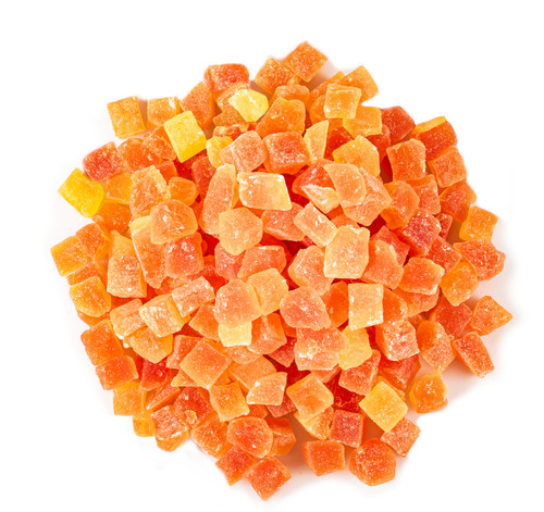 Papaya slices chunks dried - chunks,,