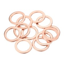 12 Pcs Flat Copper Washers