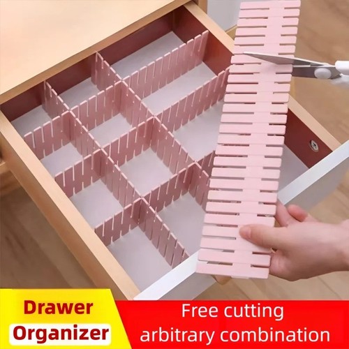 Adjustable drawer dividers set - adjustable,