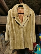 Tissavel Vintage Faux Fur Coat