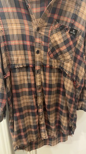 Bdg oversized flannel top - bdg,