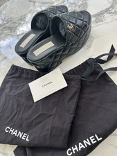 Chanel Black Quilted Leather
