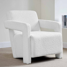 Dusk Ciara Off White Boucle Accent Chair RRP £134