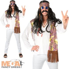 Funky Hippie Mens Fancy Dress
