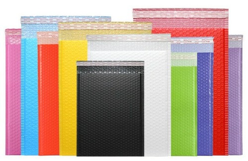 Shipping bubble mailers poly - bubble,