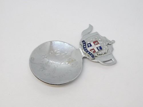 Silver plated enamel - silver,