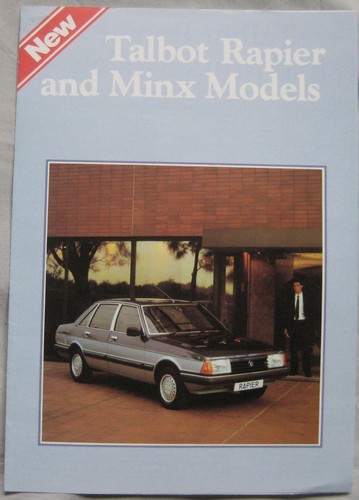 1984 talbot rapier minx - rapier, fold