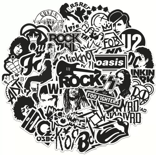 Rock black white - 50,