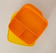 Tupperware Eco+ Break Box 550ml Lunch Lunch Box Clever Break Yellow Orange