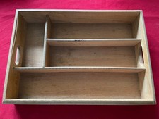 Vintage Wooden Cutlery Tray
