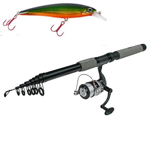 8ft telescopic fishing rod and - fishing,