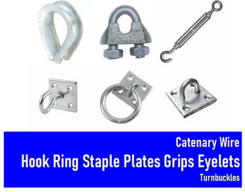 Catenary wire rope hook ring - catenary,